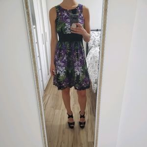 NWT Floral Fit and Flare Dress - Size Small
